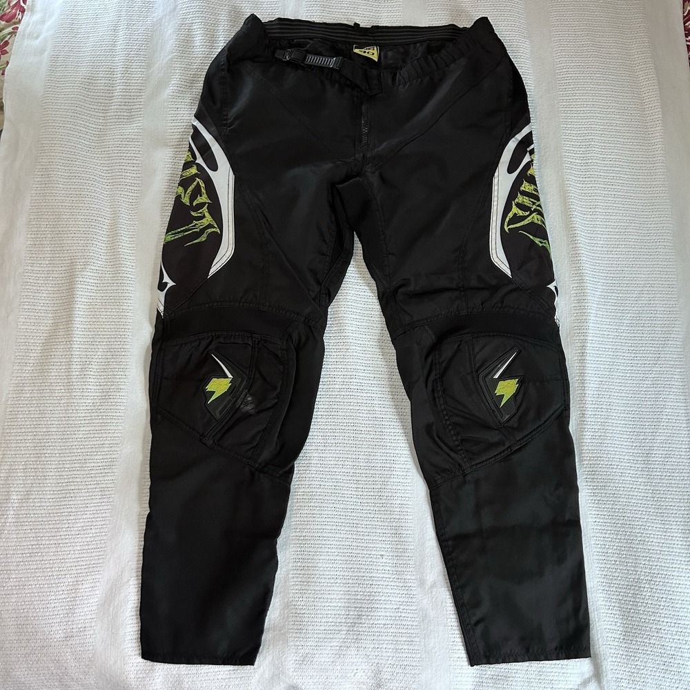 Shift Motocross Pants Men's 40X30 Black Dirt Bike Motorcycle